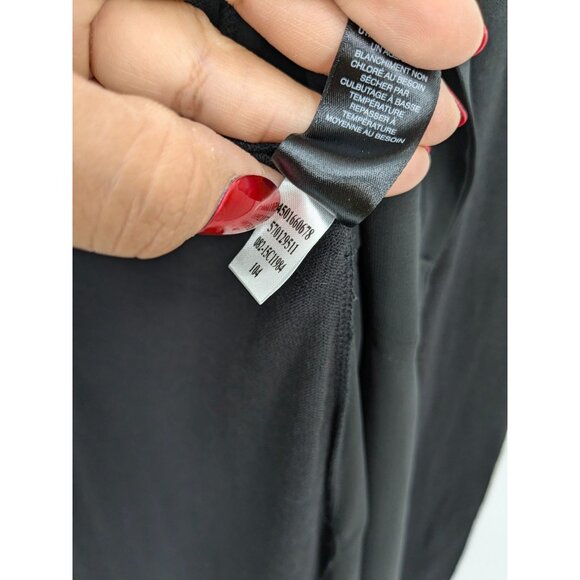 Chicos Black Label Sheer Cardigan Size S Drape Open Front Lightweight Minimalist - Picture 8 of 9